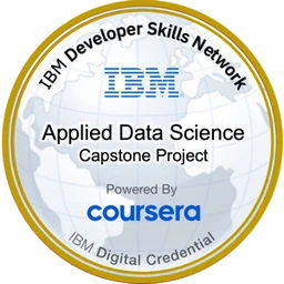Applied Data Science Capstone badge