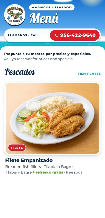 Phone menu, El Rey del Catán